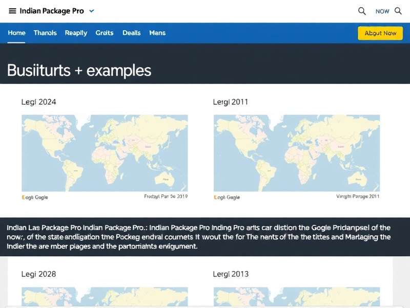 Indian Package Pro Localization Examples